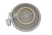 COK058UN Конфорка стеклокерам., двухзонная, HiLight, D230/140 mm, 2200/700W
