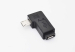 Переходник для видеорегистратора micro-USB B 5-pin "шт" > micro-USB B 5-pin "гн" (угловой)
