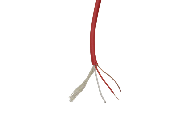 Кабель микрофонный D=5.5mm красный (две жилы + один экран) LCM-12 RD 28-123