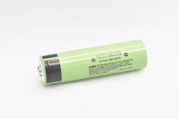 Аккумулятор 18650 Panasonic 3400mA 3.7V LI- ion NCR18650B (салатовый) (с пином)