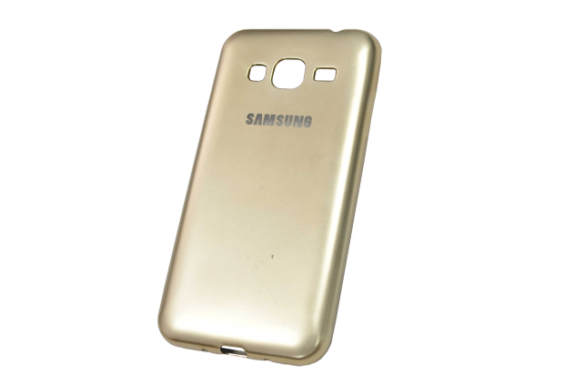 Силиконовый чехол "Gel Case ChromMat" Samsung Galaxy J320 (золото) 00-091