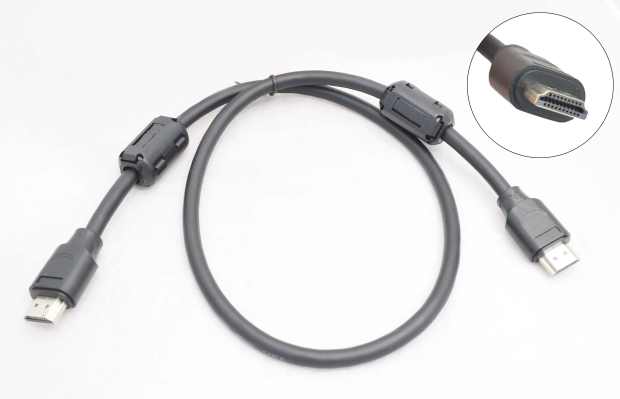 Шнур HDMI - HDMI пластик gold 0.75м 5-813 0.75