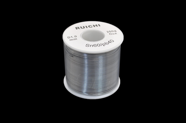 Припой 250 грамм 1.0 мм флюс (60%Sn,40%Pb) Ruichi