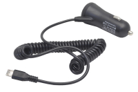 UCS1M Автомобильное зарядное устройство UBIK встроенный кабель micro 1А, черный