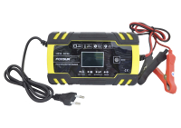 Зарядное устройство для аккумулятора Foxsur FBS-122408D 12V-8A/24V-4A с крокодилами