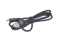 24108 Кабель XO NB-143 USB - microUSB 2.4A, тканевая оплетка, черный