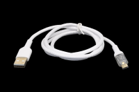 27663 Кабель XO NB-229 USB - microUSB 2.4A, прозрачный, белый
