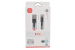 25257 Кабель XO NB-Q166 USB - microUSB 5A, быстрая зарядка, черный