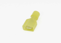 Клемма плоская "шт" 6.3mm желтая (изолированная) MDFNY5.5-250