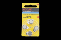Kodak ZA675-4BL 1.4V 620mAh (для слуховых аппаратов)
