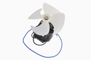 Двигатель (мотор) вентилятора (F16-10G) 220V, 7W в сборе с крыльчаткой для холодильников Стинол, Indesit