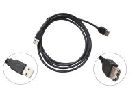 Шнур USB 2.0 AM > AF  1.8м серый 5-905 1.8