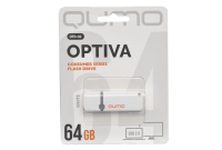 18507 Флэш Qumo 64Gb USB 2.0 Optiva 02 (белый)