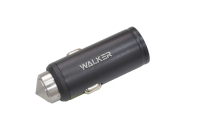14985 Автомобильное зарядное устройство Walker WCR-23 1USB, 2.4А, быстрый заряд QC 2.0, черное
