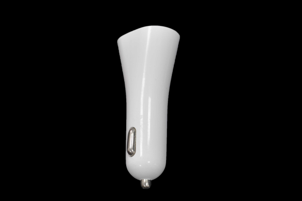 14227 Автомобильное зарядное устройство NBS-885A (длинное) 2USB, 3.1А, блочок, в пакете, белое