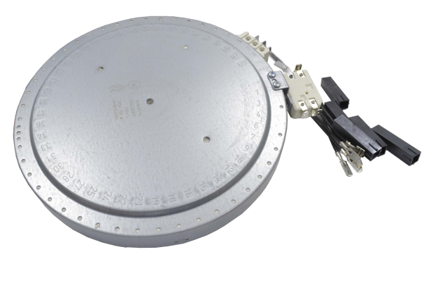 C00339918 Конфорка стеклокерам., двухзонная, HiLight, D230/140 mm, 2200/700W