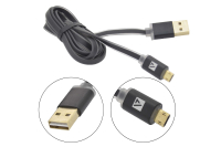 51027 Кабель ACD-Smart microUSB 2.0 AM-USB-A, ACD-U915-M2B, 1.0м черный