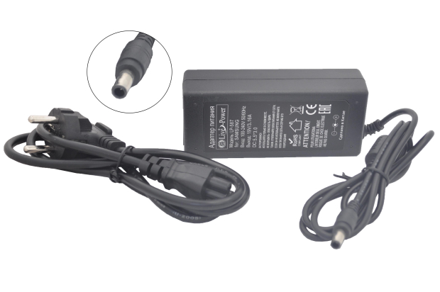 Блок питания 220V/19V 3.16A LP-587 (5.0x3.0 центр - штырь) импульсный (адаптер)