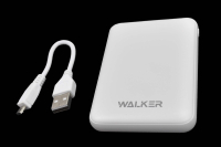 20224 Портативное зарядное устройство Walker WB-305 5000mA-ч, 2USB 2.1A, белое