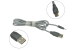 Шнур USB 2.0 AM > microB 1.0м черый Awei CL-982 — фото 1