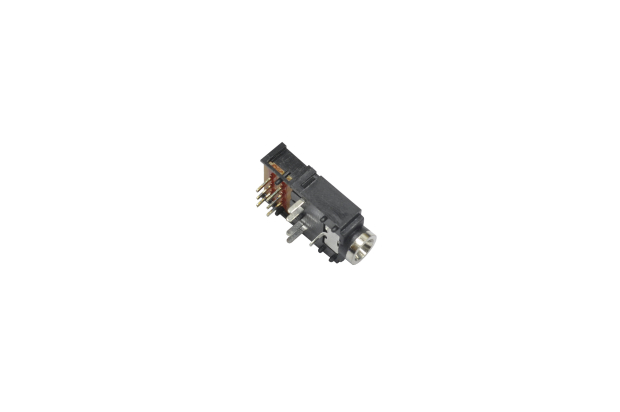 Разъем аудио 3.5mm "гн" стерео пластик CKX3-3.5-15 (на корпус)
