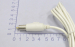Разъем питания 9.5x3.5x9.5mm "шт" (центр - штырь) с кабелем 1.0м 0.5mm2