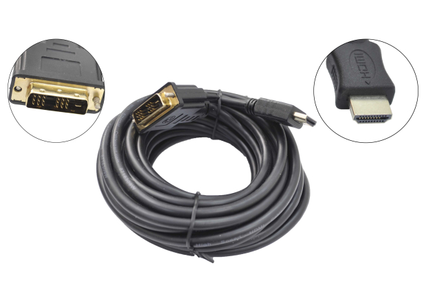 58483 Кабель Gembird/Cablexpert HDMI - DVI-D (19M/19M) 7.5м CC-HDMI-DVI-7.5MC