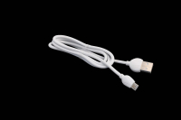 Шнур USB 2.0 AM > microB 1.0м белый Awei CL-61 (2.0A)