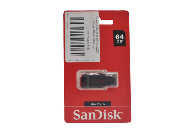 Флэш 64GB Sandisk Cruzer Blade USB 2.0