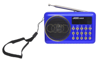 Радиоприемник JIOC H400UR аккумулятор Li-Ion, USB, SD card, AUX синий