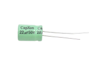 22mkF  50v  85C Capxon NP (неполярный) конденсатор
