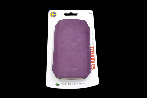 137910 Кожаный чехол-конверт Margaret для iPhone 4/4S Black Krusell KS-89565