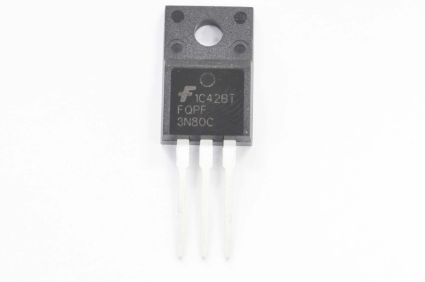 FQPF3N80C (800V 1.9A 39W N-Channel MOSFET) TO220F Транзистор