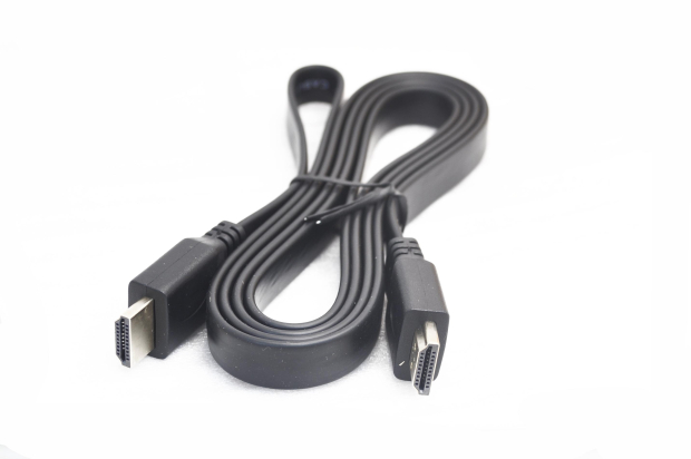 Шнур HDMI - HDMI ver 1.4 gold 1.5м A4743 (плоский)