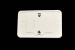 2-203-02 Intro Розетка двойная без заземления 2x2P Quadro, 16А-250В, IP20, ОУ,  сл. кость