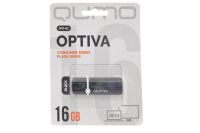 24436 Флэш Qumo 16Gb USB 2.0 Optiva 02 (черный)