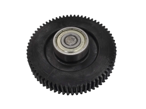 SHz066 Шестерня для мясорубки Хозяюшка D66 mm, мет. втулка + 2 подшипника оригинал