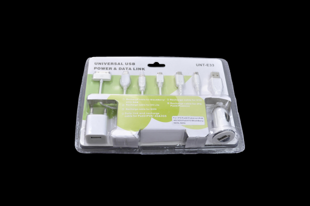 Зарядное устройство 220V-5V 1.0A USB + прикуриватель на 7 разъемов UNT-E33
