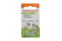 Zeni Power ZA13 (для слуховых аппаратов) батарейка (1 шт)