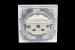 1-203-01 Intro Розетка 2P+E Schuko с крышкой, 16А-250В, IP20, СУ, Plano, белая