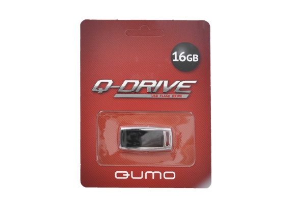 16655 Флэш Qumo 16GB USB 2.0 Q-drive (черный)