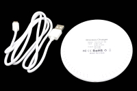 17024 Беспроводное зарядное устройство "модель №5" 10W, QC3.0, белое