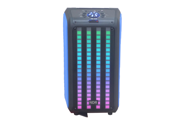 27762 Колонка NDR-Q69, 40W, пульт, микрофон, черная