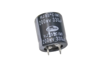 330mkF 200v  85C SAMWHA HJ mini конденсатор
