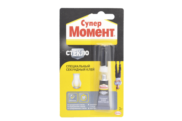 Клей "Момент Супер Стекло" 3г.