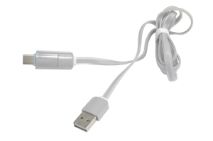 51014 Кабель шнур ACD-Multi USB 2.0 AM--Micro + type-C, ACD-U914-CMA, 2в1 1.0м серый