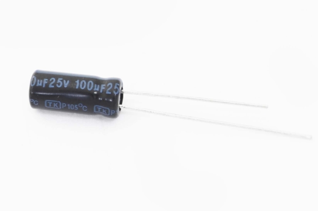100mkF  25V 105С Jamicon TK  конденсатор