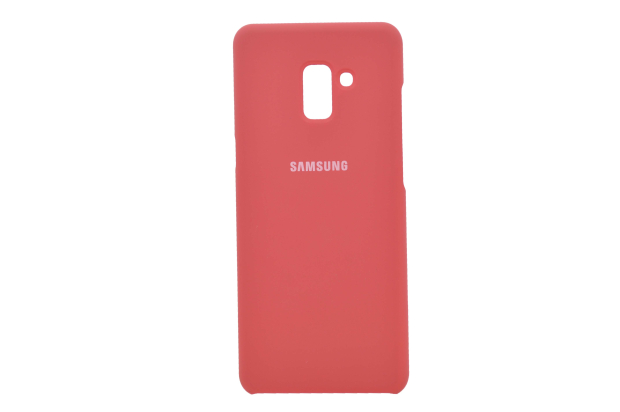 Silicon-SoftTouch Cover SAM A7 (2018)/A8plus (2018) красный